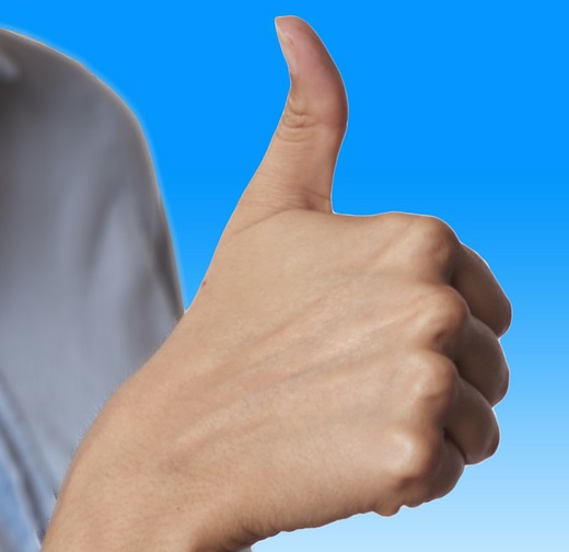 person giving a thumbs up to Is Having an Entrepreneurial Spirit a Blessing or a Curse? blog