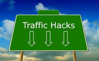 12 quick free traffic hacks guide green road sign